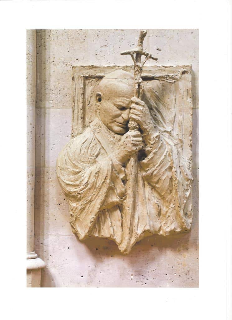 Saint Jean-Paul II, Basilique Sainte Clotilde à Paris @Stéphane Ouzounoff